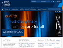 Tablet Screenshot of cosa.org.au
