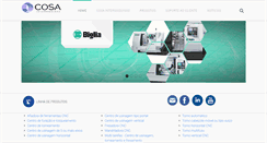 Desktop Screenshot of cosa.com.br